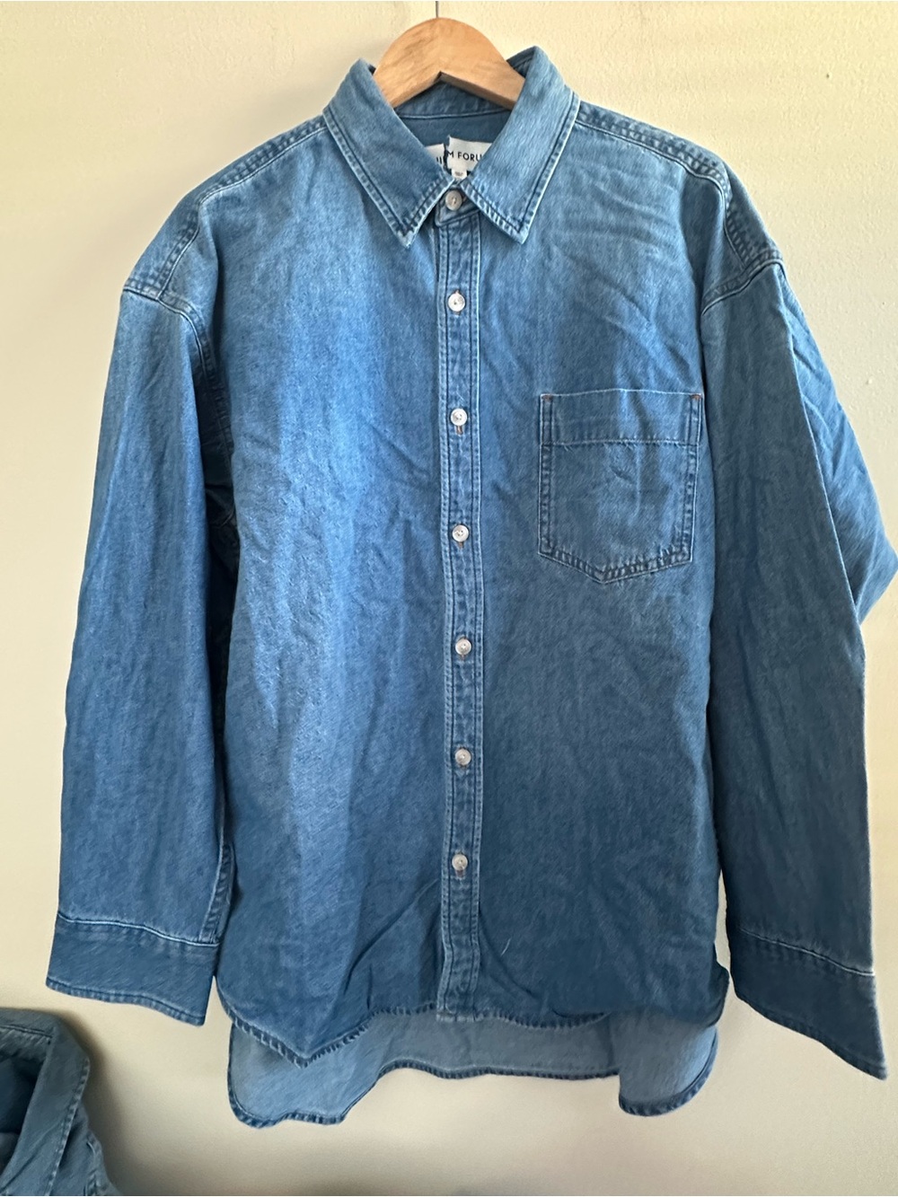 Denim Forum The '80s Comfy Denim Shirt